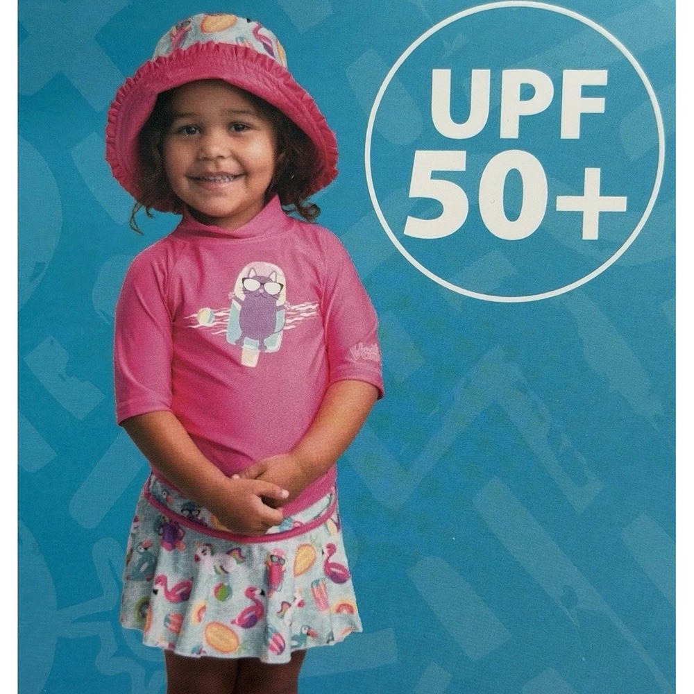 Uv Skin Kids 3 Piece Swimwear Set Size 3T